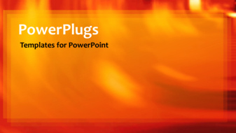 PowerPoint Template - An abstract background